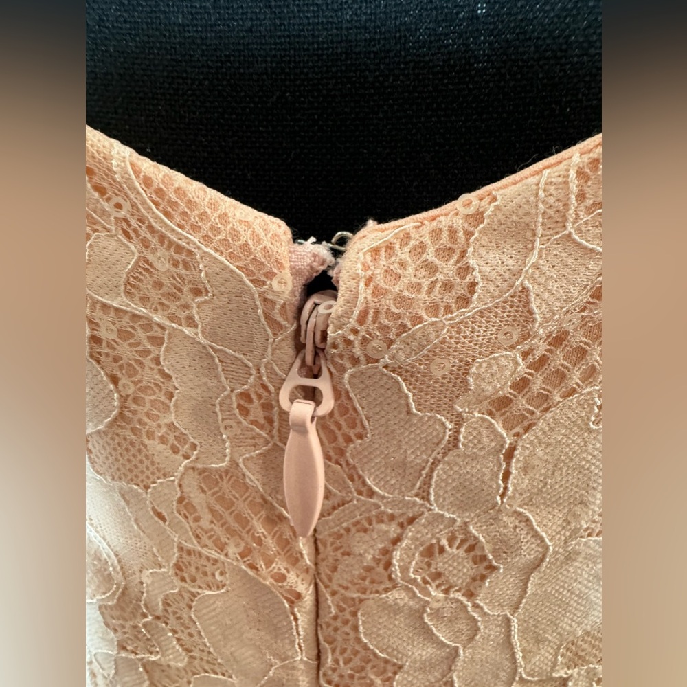 torrid Blush Pink High-Low Off-Shoulder Dress - Picture 11 of 13